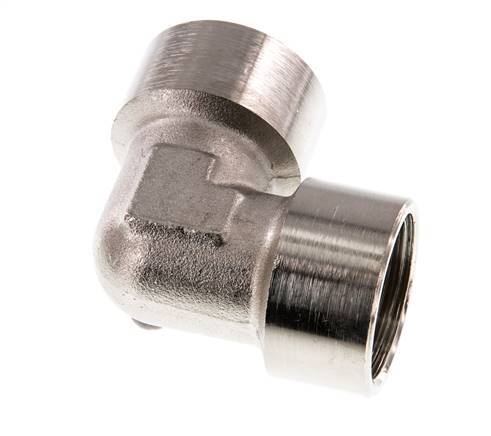 G 1'' Codo de 90 grados de latón niquelado 16 Bar
