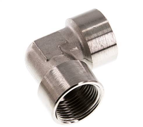 G 1'' Codo de 90 grados de latón niquelado 16 Bar