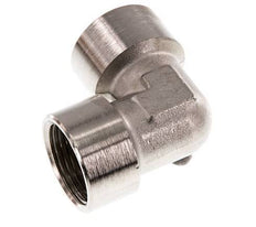 G 1'' Codo de 90 grados de latón niquelado 16 Bar