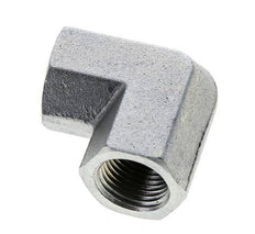 1/2'' NPT Zinc plated Steel 90 deg Elbow Fitting 210 Bar - Hydraulic