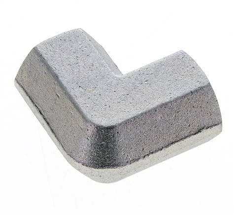 1/2'' NPT Zinc plated Steel 90 deg Elbow Fitting 210 Bar - Hydraulic