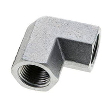 1/2'' NPT Zinc plated Steel 90 deg Elbow Fitting 210 Bar - Hydraulic