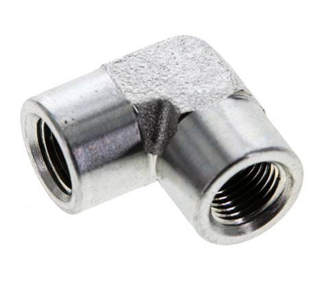codo de 90 grados de acero galvanizado de 1/8'' 345 barras - Hidráulico