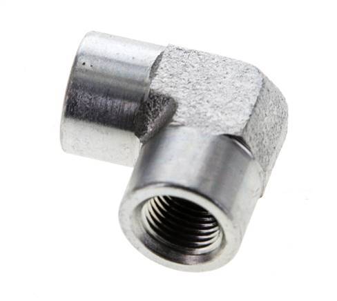 codo de 90 grados de acero galvanizado de 1/8'' 345 barras - Hidráulico