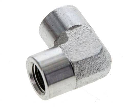codo de 90 grados de acero galvanizado de 1/8'' 345 barras - Hidráulico