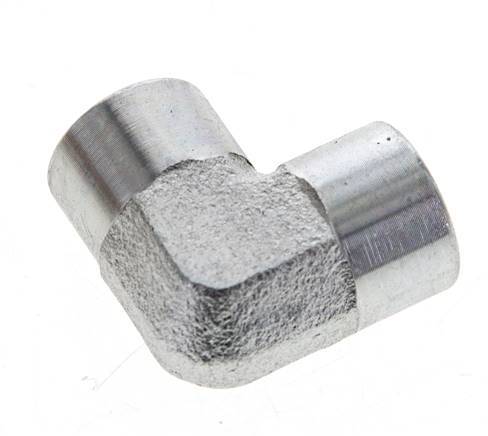 codo de 90 grados de acero galvanizado de 1/8'' 345 barras - Hidráulico