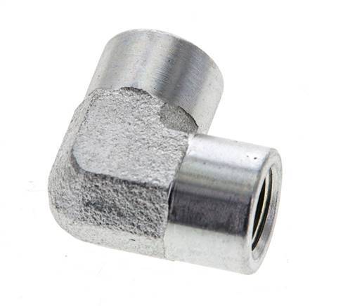 codo de 90 grados de acero galvanizado de 1/8'' 345 barras - Hidráulico