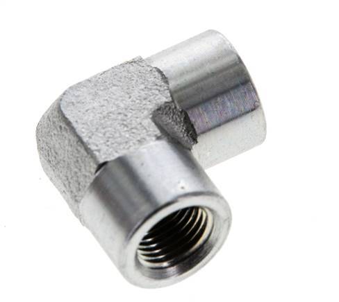codo de 90 grados de acero galvanizado de 1/8'' 345 barras - Hidráulico