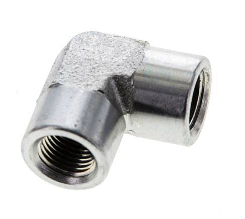 codo de 90 grados de acero galvanizado de 1/8'' 345 barras - Hidráulico