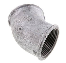 Rp 1 1/2'' Hierro fundido galvanizado Codo de 45 grados 25 Bar