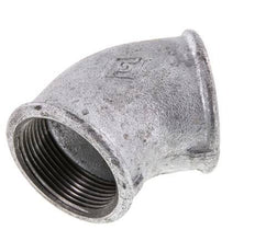 Rp 1 1/2'' Hierro fundido galvanizado Codo de 45 grados 25 Bar