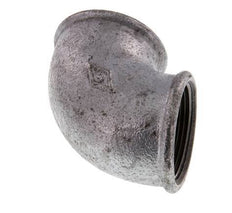 Rp 1 1/2'' Codo de 90 grados de hierro fundido galvanizado 25 Bar