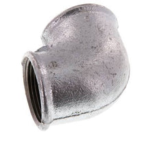 Rp 1 1/4'' Zinc plated Cast iron 90 deg Elbow Fitting 25 Bar [2 Pieces]