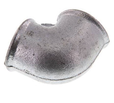 Rp 1 1/4'' Zinc plated Cast iron 90 deg Elbow Fitting 25 Bar [2 Pieces]
