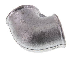 Rp 1 1/4'' Zinc plated Cast iron 90 deg Elbow Fitting 25 Bar [2 Pieces]
