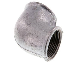 Rp 1 1/4'' Zinc plated Cast iron 90 deg Elbow Fitting 25 Bar [2 Pieces]
