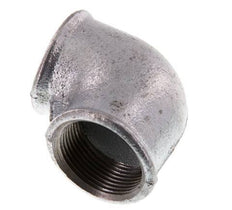 Rp 1 1/4'' Zinc plated Cast iron 90 deg Elbow Fitting 25 Bar [2 Pieces]