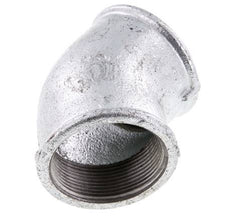 Rp 2'' Hierro fundido zincado Codo de 45 grados 25 Bar