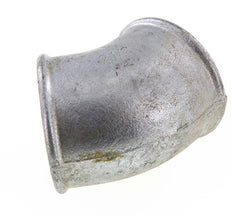 Rp 2 1/2'' Hierro fundido galvanizado Codo de 45 grados 25 Bar