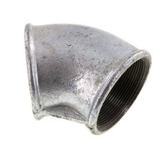 Rp 2 1/2'' Hierro fundido galvanizado Codo de 45 grados 25 Bar