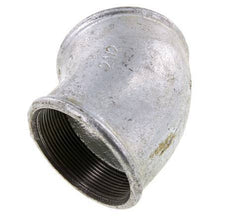 Rp 2 1/2'' Hierro fundido galvanizado Codo de 45 grados 25 Bar