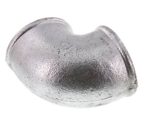 Rp 2 1/2'' Hierro fundido galvanizado Codo de 90 grados 25 Bar