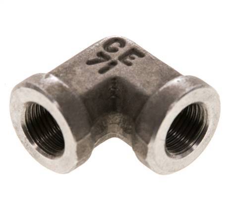 1/8'' NPT Stainless steel 90 deg Elbow Fitting 345 Bar - Hydraulic