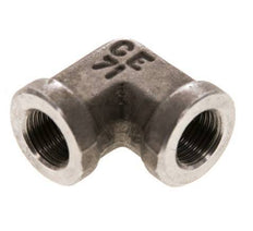 1/8'' NPT Stainless steel 90 deg Elbow Fitting 345 Bar - Hydraulic