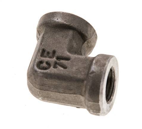 1/8'' NPT Stainless steel 90 deg Elbow Fitting 345 Bar - Hydraulic