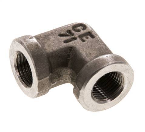 1/8'' NPT Stainless steel 90 deg Elbow Fitting 345 Bar - Hydraulic
