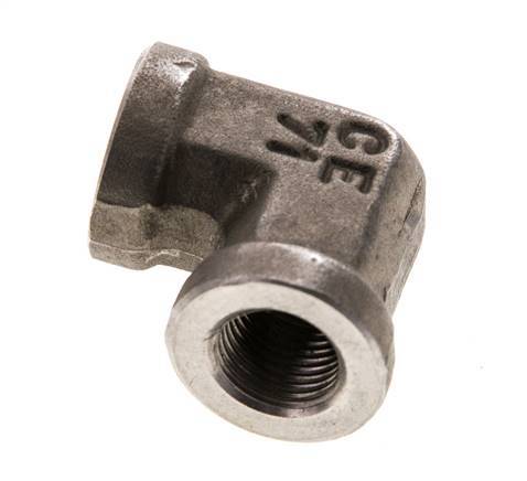 1/8'' NPT Stainless steel 90 deg Elbow Fitting 345 Bar - Hydraulic