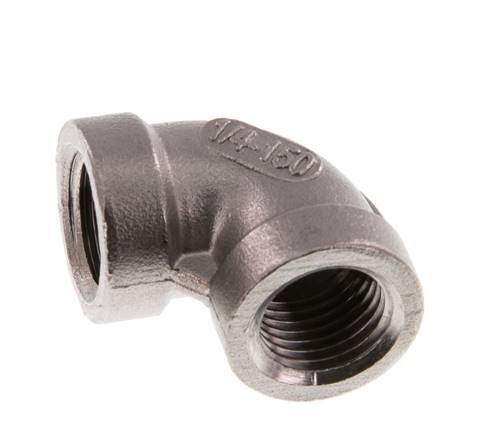 Rp 1/4'' Stainless steel 90 deg Elbow Fitting 16 Bar [2 Pieces]
