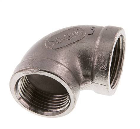 3/4'' NPT Codo de 90 grados de acero inoxidable 16 Bar