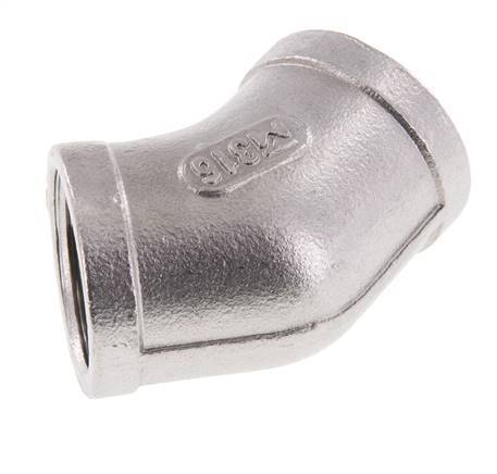 Rp 3/4'' Acero inoxidable 45 grados Codo 16 Bar