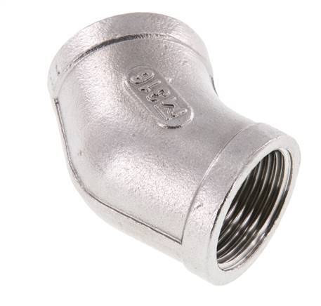 Rp 3/4'' Acero inoxidable 45 grados Codo 16 Bar