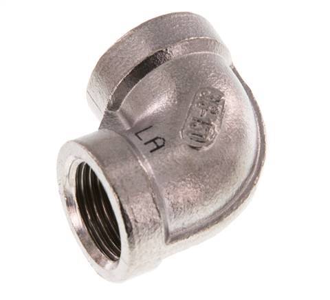Rp 3/8'' Stainless steel 90 deg Elbow Fitting 16 Bar [2 Pieces]