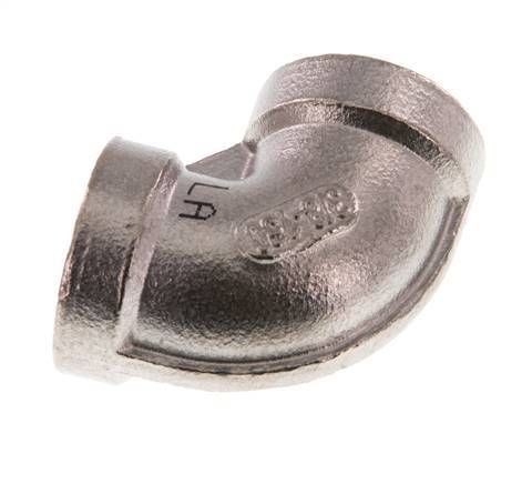 Rp 3/8'' Stainless steel 90 deg Elbow Fitting 16 Bar [2 Pieces]