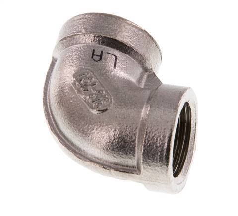 Rp 3/8'' Stainless steel 90 deg Elbow Fitting 16 Bar [2 Pieces]