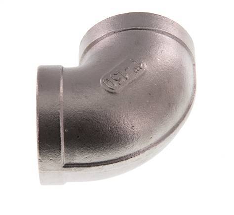codo de 90 grados de acero inoxidable de 1'' NPT 16 Bar