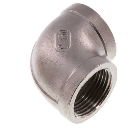 codo de 90 grados de acero inoxidable de 1'' NPT 16 Bar