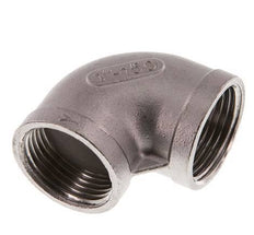 Rp 1'' Codo de 90 grados de acero inoxidable 10 Bar