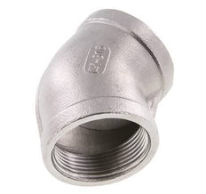 Rp 1 1/2'' Codo de 45 grados de acero inoxidable 16 Bar