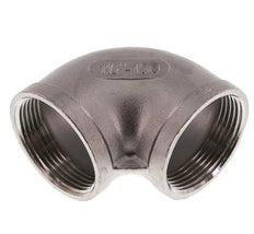 Rp 1 1/2'' Codo de 90 grados de acero inoxidable 10 Bar