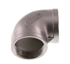 Rp 1 1/2'' Codo de 90 grados de acero inoxidable 10 Bar