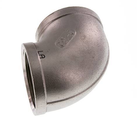 codo de 90 grados de acero inoxidable de 2'' NPT 16 Bar