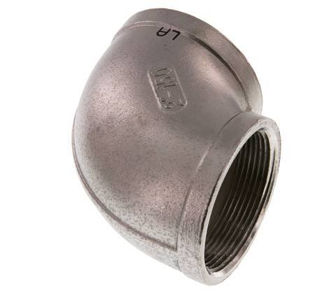 codo de 90 grados de acero inoxidable de 2'' NPT 16 Bar