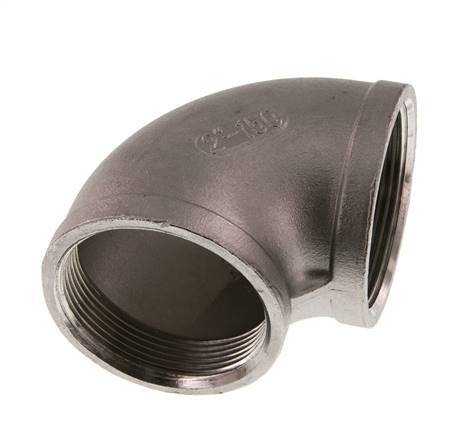 Rp 2'' Codo de 90 grados de acero inoxidable 16 Bar