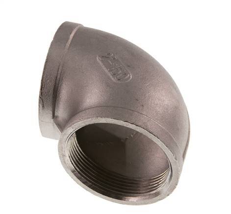 Rp 2'' Codo de 90 grados de acero inoxidable 16 Bar