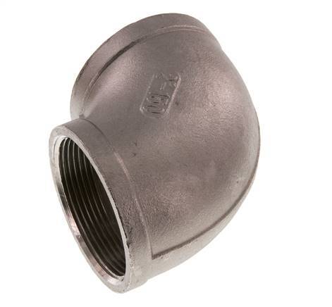 Rp 2'' Codo de 90 grados de acero inoxidable 16 Bar