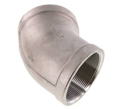 Rp 2 1/2'' Acero inoxidable 45 grados Codo 16 Bar